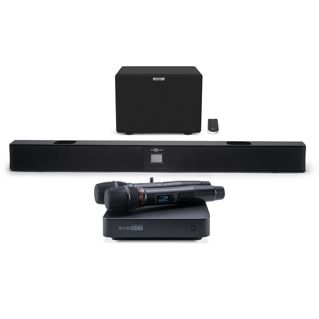 караоке-комплект EVOBOX Plus + EvoSound Bar (саундбар с караоке) в Инзе