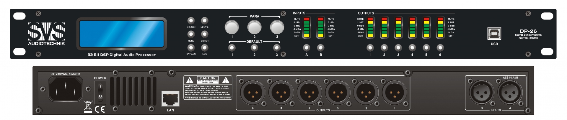 SVS Audiotechnik DP-26 Цифровой процессор: 2 входа 6 выходов в Инзе
