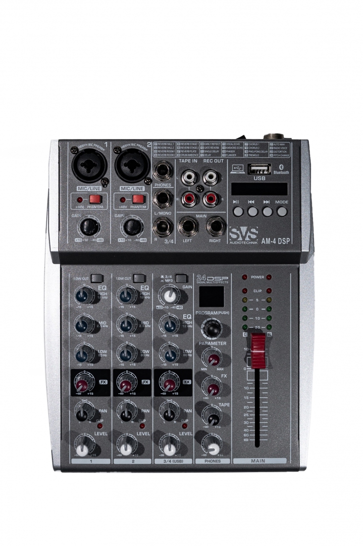 SVS Audiotechnik mixers AM-4 DSP Аналоговый микшерный пульт, 4-канала в Инзе