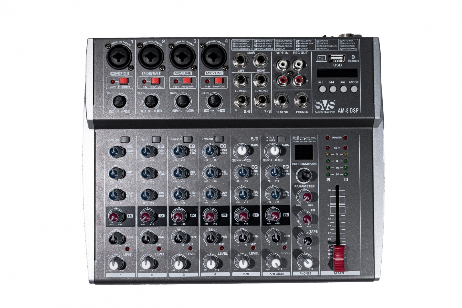 SVS Audiotechnik mixers AM-8 DSP Микшерный пульт аналоговый, 8-канальный в Инзе