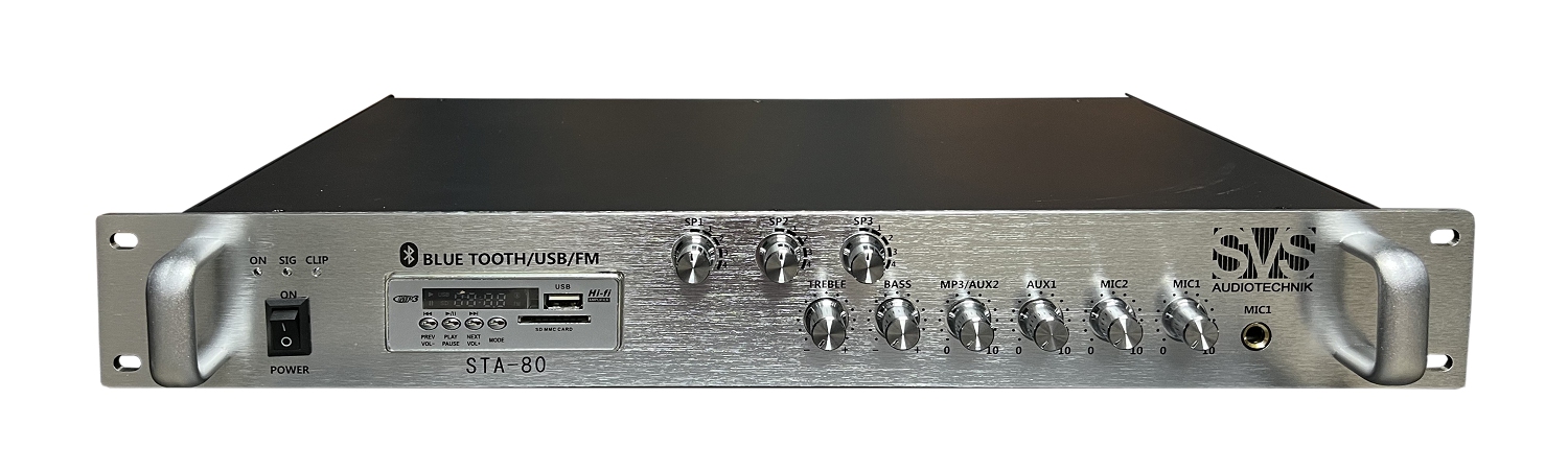 SVS Audiotechnik STA-80 Микшер-усилитель для систем Public Address в Инзе